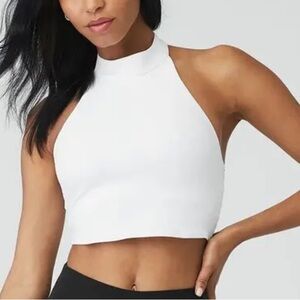 ALO Airbrush Millennial Bra Tank White